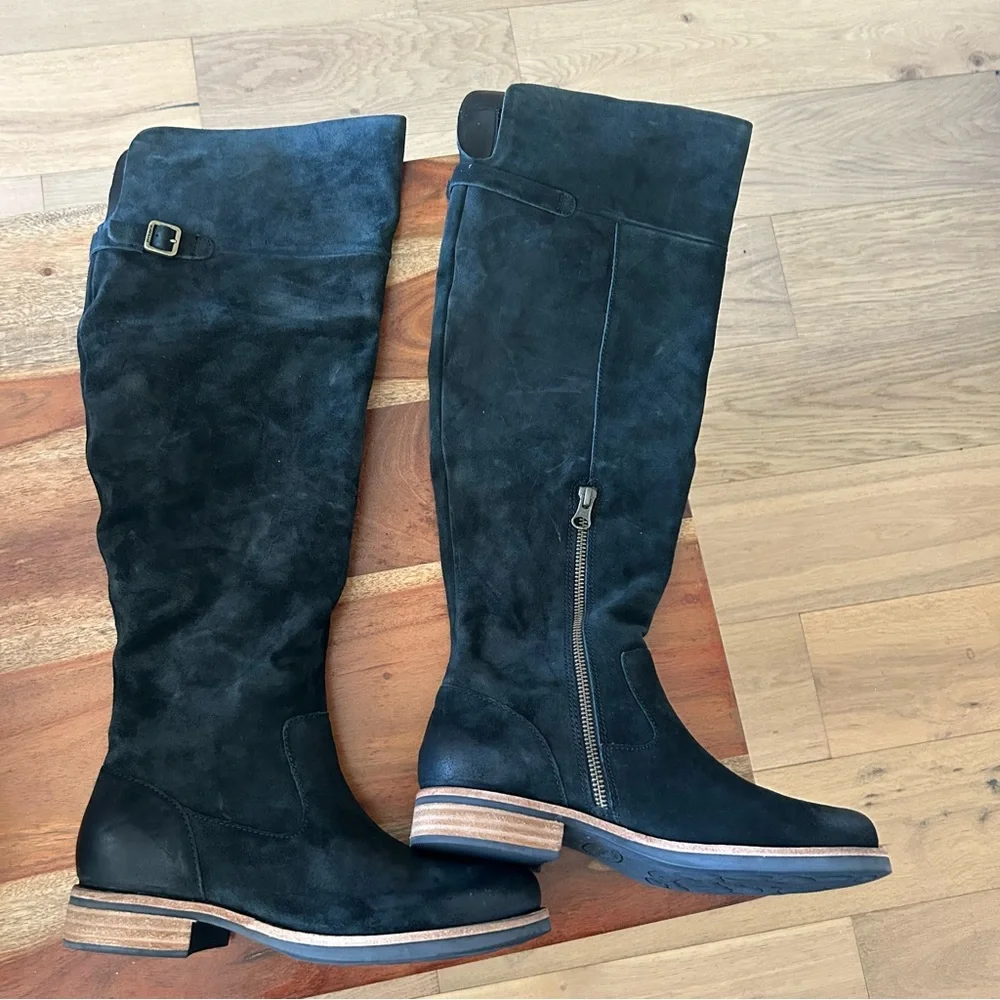 New Kork Ease Addison Suede Over The Knee Boots